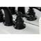 Kingston Brass KB910AL Widespread Bathroom Faucet with Retail Pop-Up, Matte Black KB910AL - alternate 5